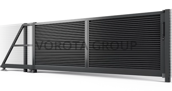 Откатные ворота Alutech металлические 4500x2800